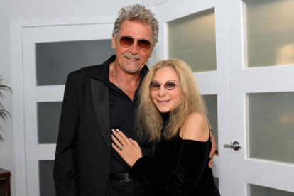 Barbra Streisand junto a su esposo, James Brolin.