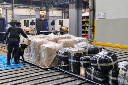 Policía frustró el envío de 768 gramos de cocaína que pretendían salir del aeropuerto de Quito con destino a Estados Unidos.
