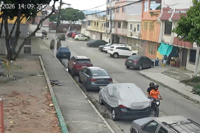 Dos personas en motocicleta intentaron asaltar a un ciudadano en Sauces 1, el miércoles 16 de septiembre.