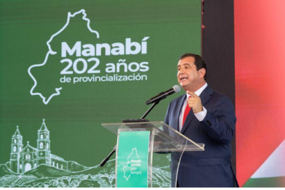 Leonardo Orlando, militante del correísmo, está en la Prefectura de Manabí desde 2019.