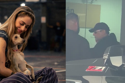 Tini a su llegada a Ecuador.