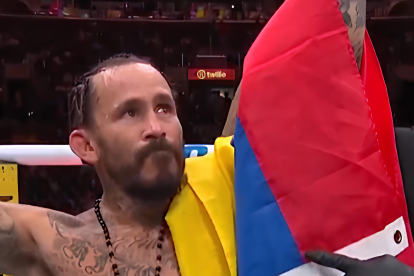 Chito Vera celebra la victoria.