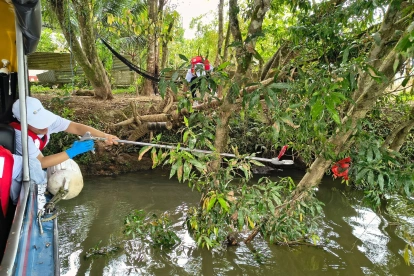 Voluntarios participaron en la jornada nacional de limpieza de playas y cuerpos hídricos realizada en distintas zonas de Ecuador.