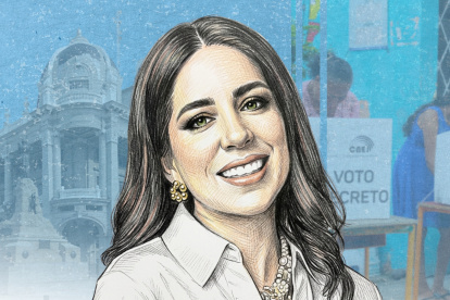 Mónica Luzárraga, candidata a la Alcaldía de Guayaquil por la alianza Pachakutik - Unidad Popular.