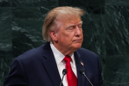 El presidente de EE. UU., Donald Trump, habla durante el Debate General de la 81ª sesión de la Asamblea de las Naciones Unidas (ONU).