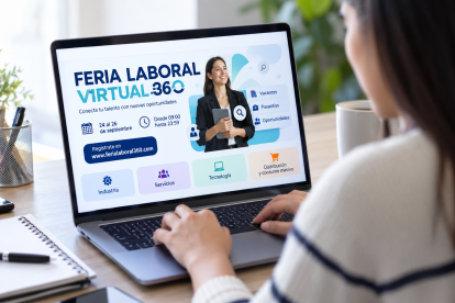 Referencia. La Feria Laboral Virtual 360 conectará a estudiantes, profesionales y personas en búsqueda de empleo con empresas de distintos sectores.