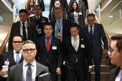 Daniel Noboa viajó a Estados Unidos para ser parte de la Asamblea General de la ONU.