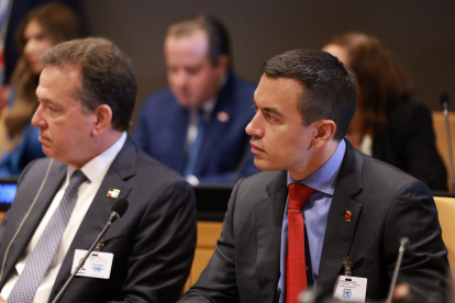 Daniel Noboa intervino ante la Asamblea General de la ONU, donde pidió adaptar al organismo a las nuevas amenazas globales.