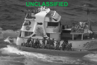 Registro de uno de los varios ataques armados a barcos ecuatorianos.