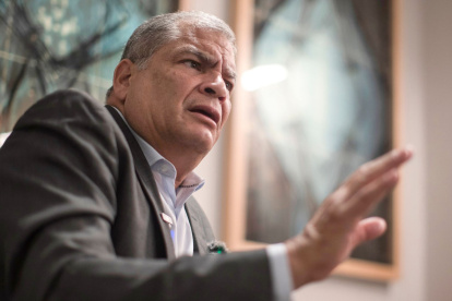 El expresidente Rafael Correa pretende que se repita la elección de prefecto en Manabí.