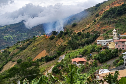 El incendio forestal en Guanazán, Zaruma, ha afectado unas 650 hectáreas de vegetación desde el pasado 10 de septiembre.
AG-EXTERNOS