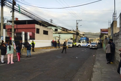 El ataque ocurrió en las calles Tanicuchi y Joaquín Gutiérrez, en San Bartolo, sur de Quito.