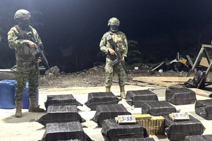 El personal de las Fuerzas Armadas realizaron la incursión en Colonche, provincia de Santa Elena
