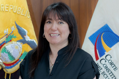 Alejandra Cárdenas Reyes, jueza de la Corte Constitucional del Ecuador.