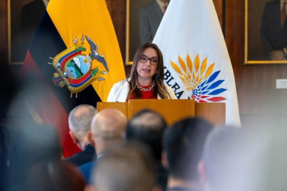 Mishel Mancheno es presidenta de la Asamblea Nacional y secretaria ejecutiva de ADN.
