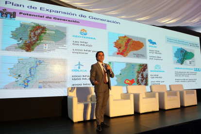 Fabián Calero, exgerente de Celec.