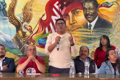 La organizaciones sociales relacionadas con el FUT se reunieron en Quito este 26 de septiembre de 2026.