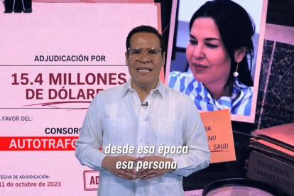 El secretario de la Administración Pública, José Julio Neira, en la presentación del caso Nudos.