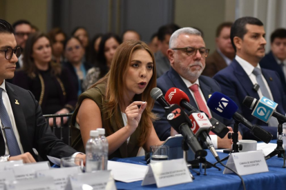 María Paz Jervis durante una intervención pública como presidenta ejecutiva de la Cámara de Industrias y Producción (CIP).