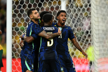 La Selección de Brasil venció a Australia en una amistoso internacional.