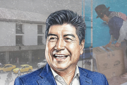 Jorge Yunda es candidato del partido Avanza. En 2019  fue elegido alcalde de Quito.