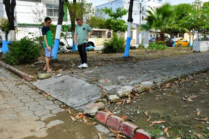 El parque de la etapa 11 de La Alborada sigue sin la adecuada intervención.