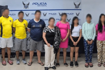 Según la Policía, las investigaciones se extendieron durante siete meses y permitieron identificar a los presuntos integrantes de esta estructura.
