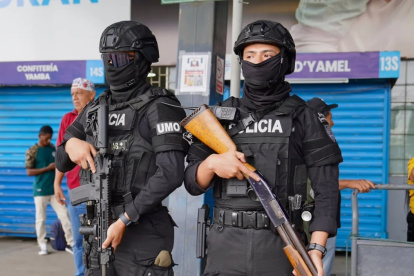 Terminal Terrestre de Durán está bajo control de la ATD y la Policía Nacional desde el 28 de septiembre.