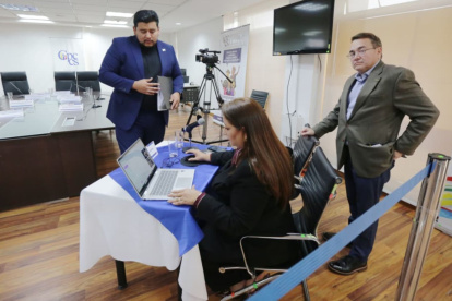 María Gabriela Sierra se presentó como defensa de Hamilton Rickard Taramuel.