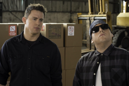 Channing Tatum y Jonah Hill en 22 Jump Street.
