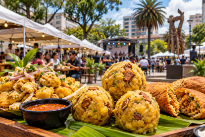 La Mariscal será escenario de un festival gastronómico que reunirá bolones, tigrillos, corviches, música y actividades culturales para quiteños y visitantes.