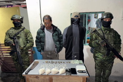 Alias el Viejo fue detenido por militares en la Lucha de Los Pobres, en el sur de Quito.