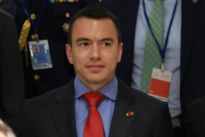 Daniel Noboa, presidente de Ecuador.