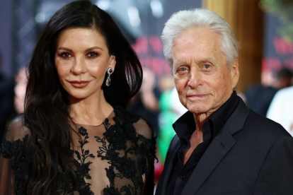 Catherine Zeta-Jones y Michael Douglas contrajeron matrimonio en 2000.