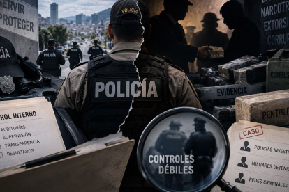 Policías y militares fueron detenidos en 2026 por casos de combustibles, drogas y corrupción.