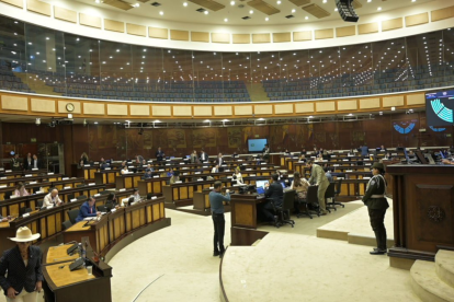 Pleno de la Asamblea Nacional, en el segundo debate de la ley reformatoria.