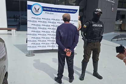 El sospechoso fue aprehendido en Oyambarillo luego de que la víctima compartiera su ubicación y alertara sobre el presunto secuestro.