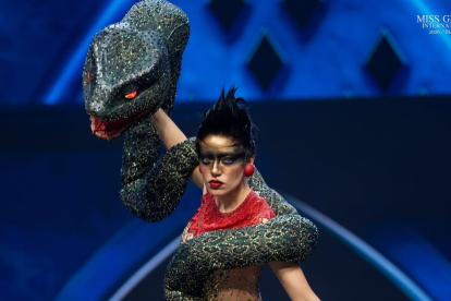 Traje típico de Ecuador en el Miss Grand International.