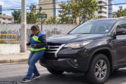 Referencial.Conductora involucrada en el accidente de tránsito en Iñaquito se pronunció luego de que se difundieran en redes sociales las imágenes del hecho.