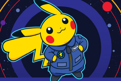 Pikachu viajó al espacio en la Semana Mundial del Espacio.