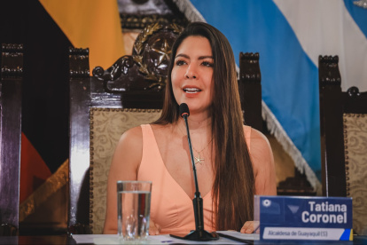 Tatiana Coronel, alcaldesa subrogante de Guayaquil.