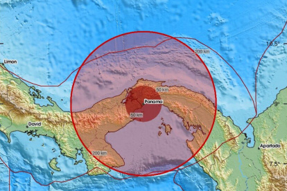 Un terremoto de 7,6 sacudió Panamá este viernes 9 de octubre.