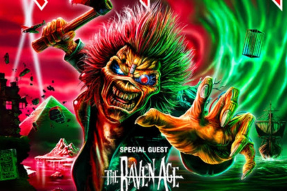 dame pie de foto
Iron Maiden se presenta el 14 de octubre en el Estadio Olímpico Atahualpa de Quito, como parte de su gira por los 50 años de trayectoria