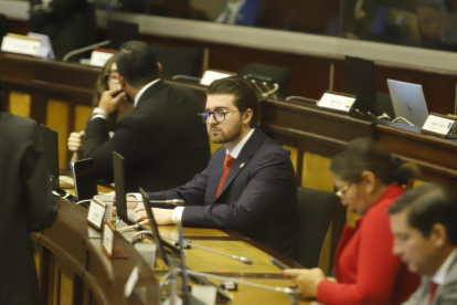 Luiggi García es asambleísta de ADN e integrante de la Comisión de Fiscalización que sustanció el juicio contra David Rosero
