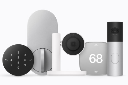 Fotografía cedida por Apple que muestra la colección de accesorios "Apple Home Collection", diseñada en alianza con los fabricantes LG Electronics y Schneider Electric. EFE/ Apple