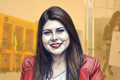 María del Carmen Aquino aspira a la reelección para la Alcaldía de Santa Elena, capital de la provincia del mismo nombre.