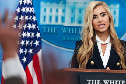 Katie Zacharia debutó el 13 de octubre como portavoz de la Casa Blanca.