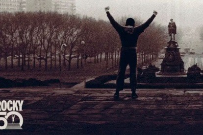 Poster oficial del reestreno de 'Rocky'.