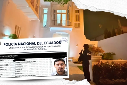 Una ficha policial de Carlos Cadena Pilco, candidato a la Alcaldía de Vinces, consta en el expediente del caso Cantabria, sobre la red de alias Pipo.