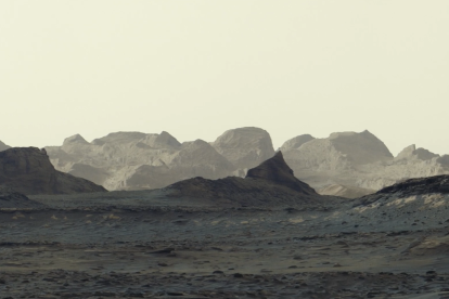 NASA revela imágenes del amanecer en Marte captadas por Curiosity.